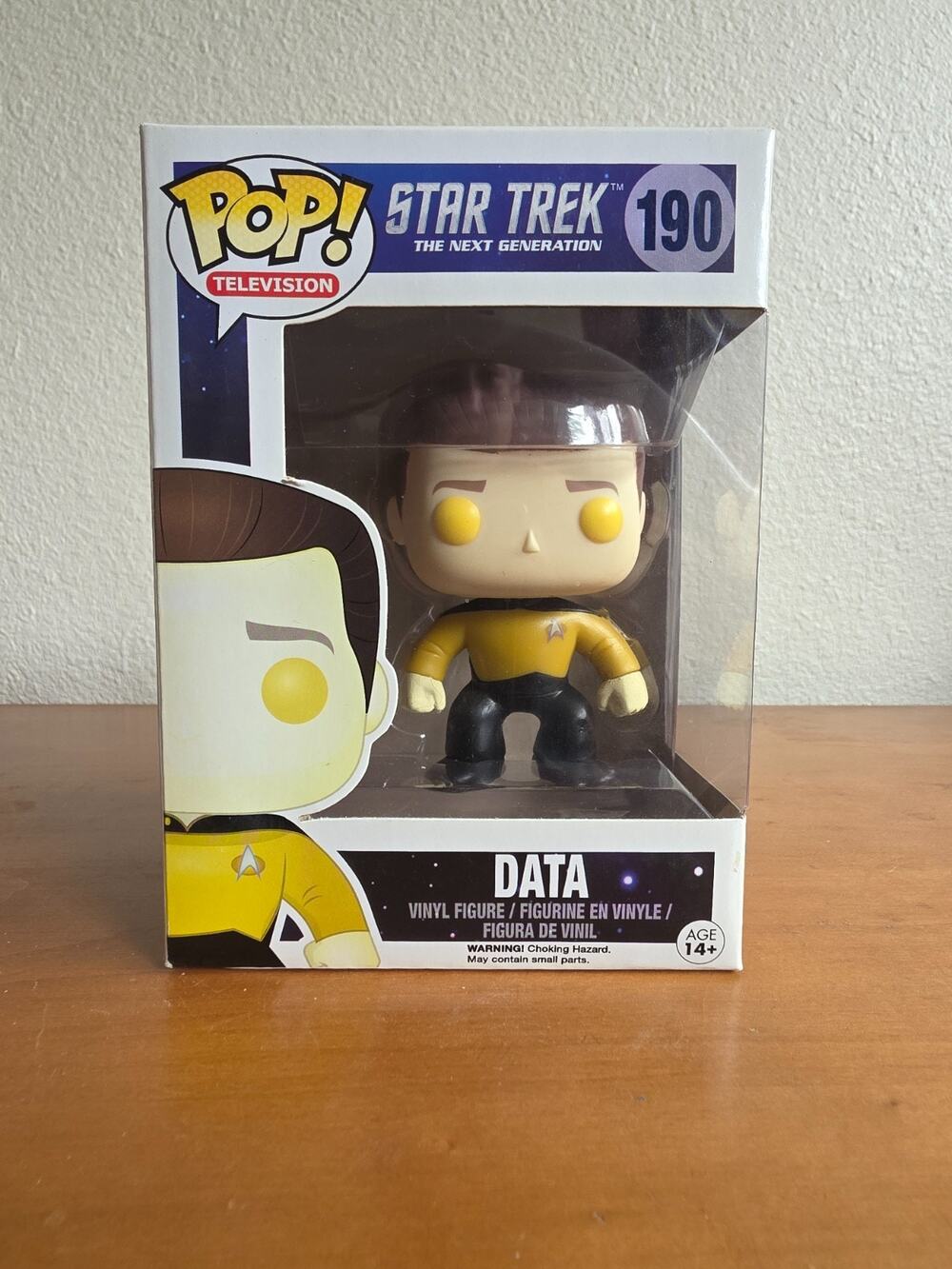 Funko POP! Television Star Trek Data #190 Vinyl Figure